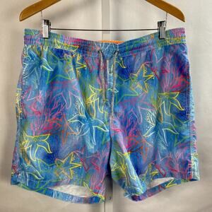 Michaels Neon Starfish Men’s Swim Trunks XL